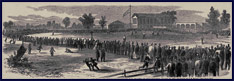 1865 Philadelphia Baseball Game. Click to enlarge.