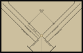Bases and Foul Lines: 1880&ndash;1881: National League of Professional Base Ball Clubs; 1882&ndash;1883: American Association of Base Ball Clubs. Click to enlarge.