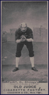 Silver Flint baseball card. Click to enlarge.