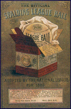 The Official Spalding League Ball. Click to enlarge.
