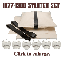 1877&ndash;1900 Vintage Baseball Starter Set. Click to enlarge.